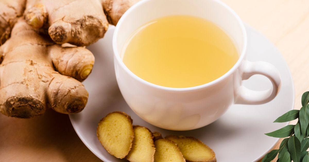Chá expectorante com gengibre, eucalipto e mel