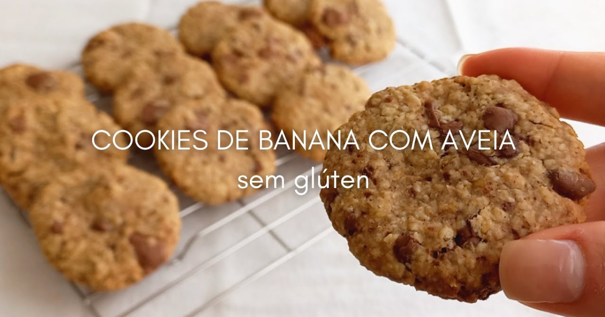 Cookie de Banana e Aveia