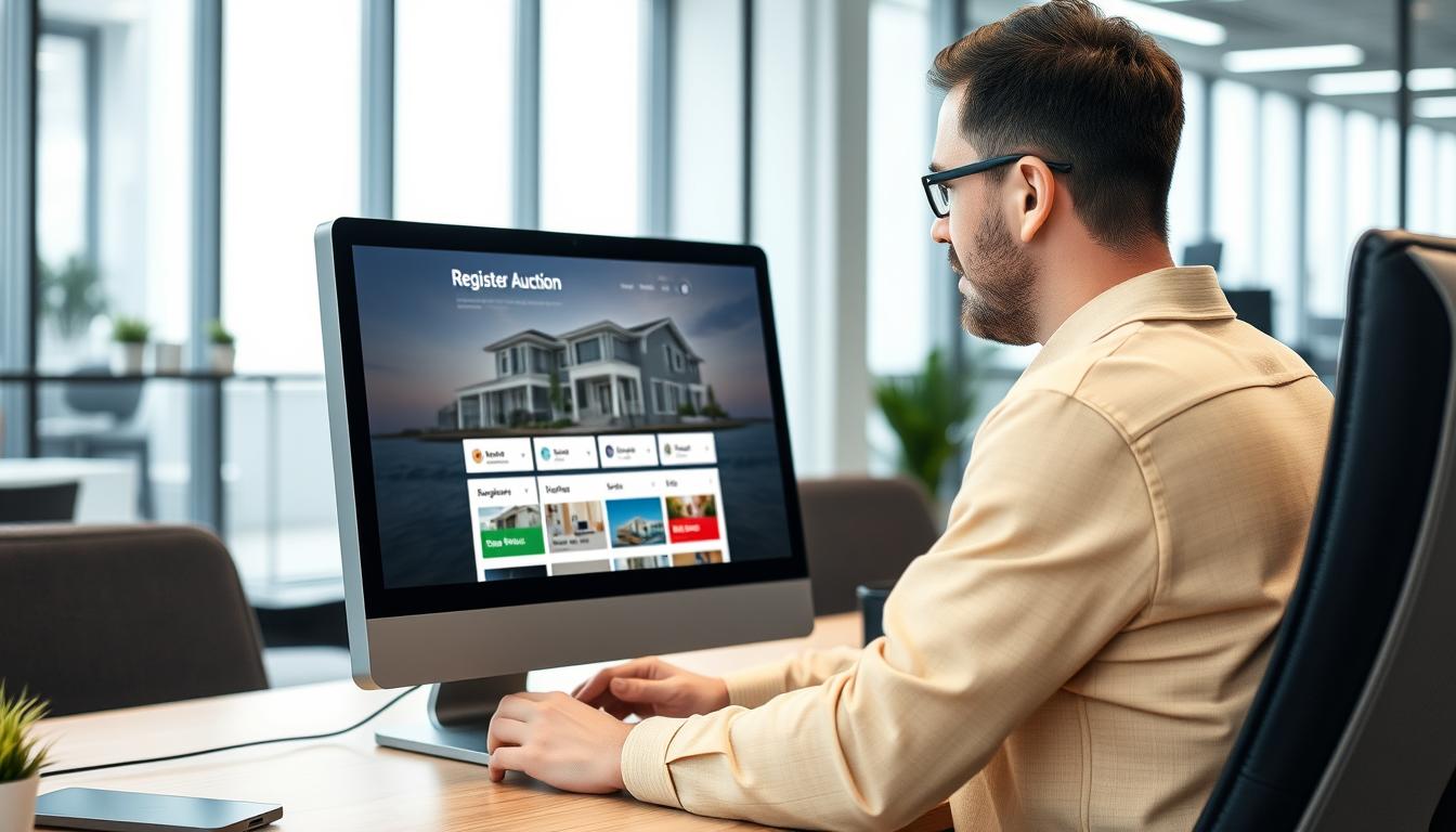 como participar de leilão de imóveis online