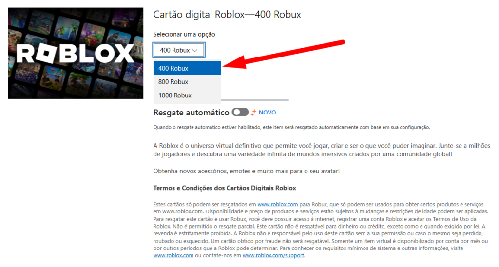 Como ganhar robux com microsoft rewards em 2026
